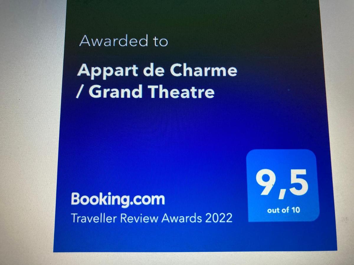 Appart De Charme / Grand Theatre Bordeaux Exteriör bild
